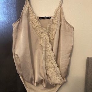 Cream Lace Bodysuit